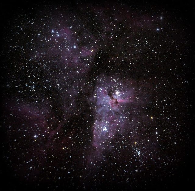 La nebulosa Eta Carinae fotografiada desde el observatorio